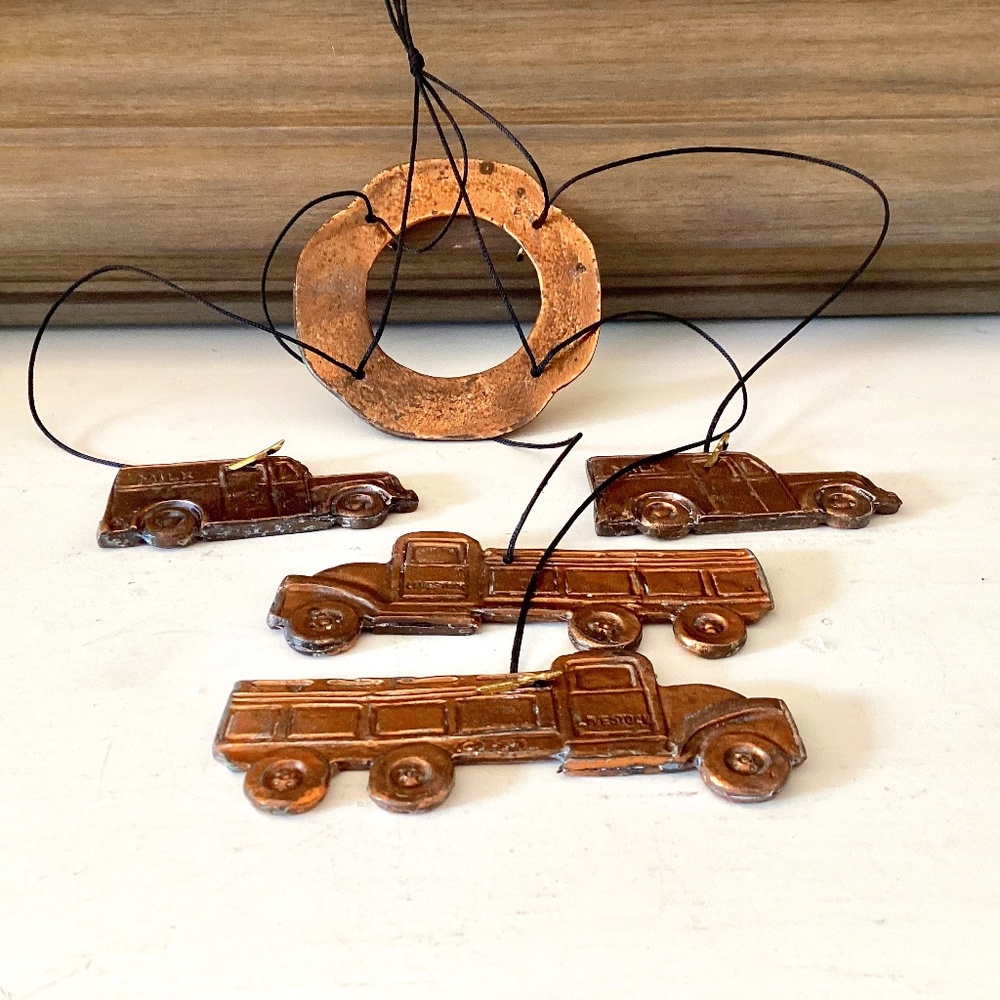 vintage copper wind chimes Trucks Farm Country Cottage Outdoor Decor Farmhouse